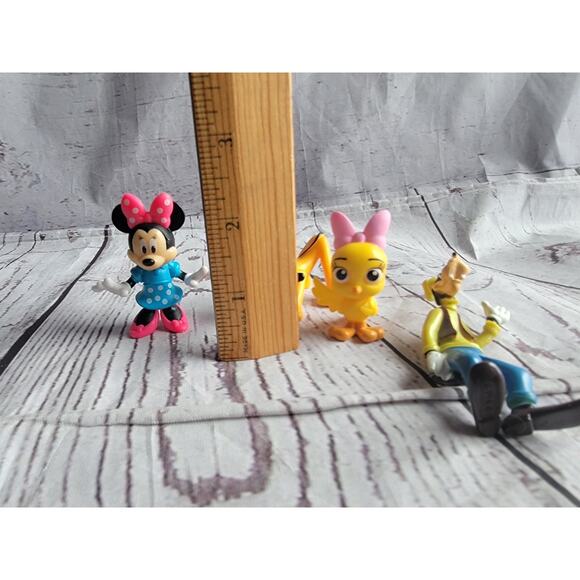 Disney Jr Figures Minnie Mouse Cuckoo Loca Goofy Pluto Lot Of 4 Cake Topper - Picture 5 of 6
